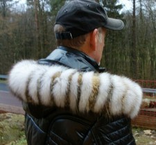 Polarfuchs Pelz Kapuze Kragen