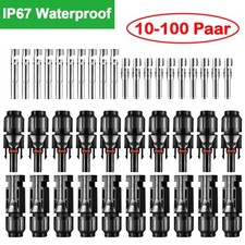 10-100 Paar MC4 Solarstecker