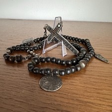 Antiker Rosenkranz Holz