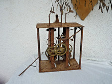 altes orig. Werk Hinterpendel Comtoise Ersatzteilespender oder zum Herrichten