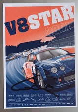 Motorsport Autogrammkarte Karl Wendlinger, V8 STAR 2001