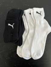 #A569: 6 Paar PUMA Sportsocken Tennissocken  Kurzsocken Gr. 43-46