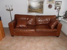 Lesersofa Ledercouch 3-4