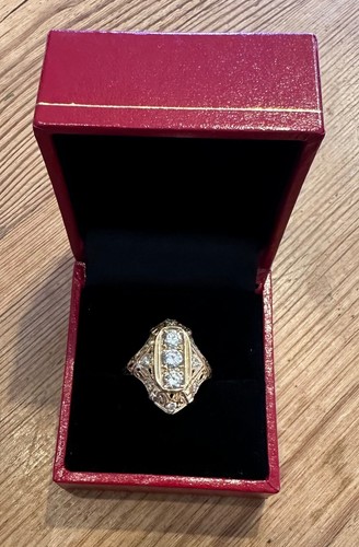 Ring 585 gelbgold mit - ring,