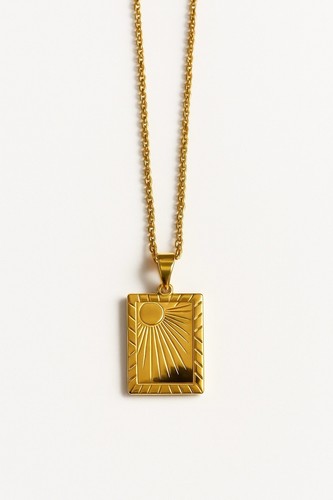 Sonnen halskette gold - sonnen,
