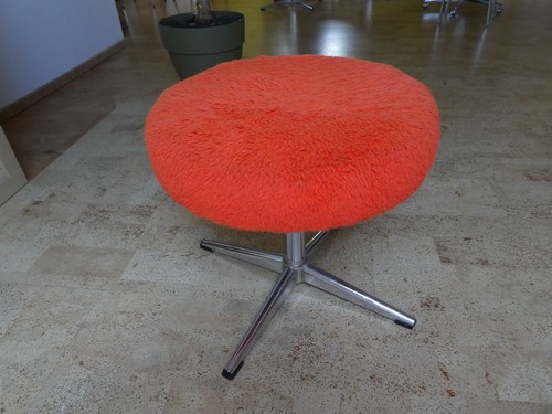 70er jahre hocker plüsch - hocker,