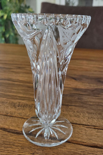 Bleikristall vase - bleikristall,