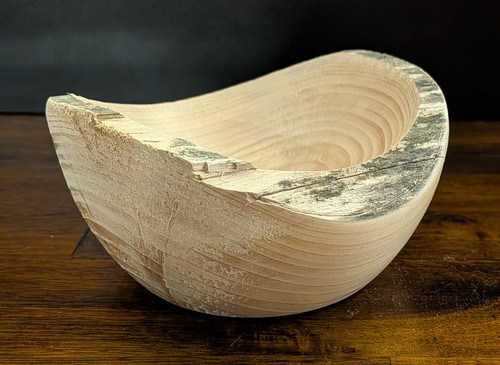 Naturrandschale schale teller - naturrandschale,