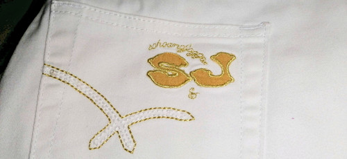 Soho jagger weiße jeans - &,