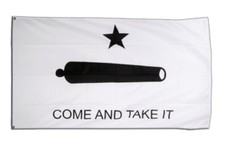 Fahne USA Come and take it Texas Revolution 1835 Flagge  Hissflagge 90x150cm