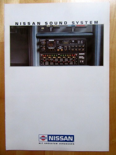 Broschüre prospekt nissan - broschüre,, prospekt,