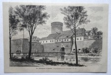 Der Juliusthurm in Spandau. Originalzeichnung G. Theuerkauf, Holzstich um 1877