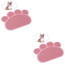  2 PCS Matte Für Katzenklo Katzenstreu Groß Katzenstreumatten Katzenzubehör