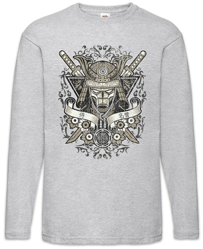 Samurai crossed swords langarm - samurai,