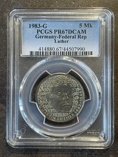 BRD 5DM 1983-G Luther | PCGS