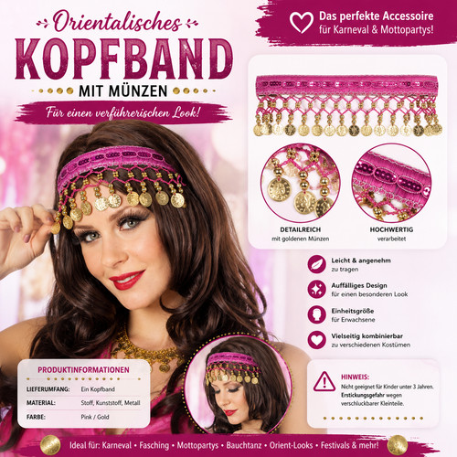 Orientalisches stirnband mit - orientalisches,