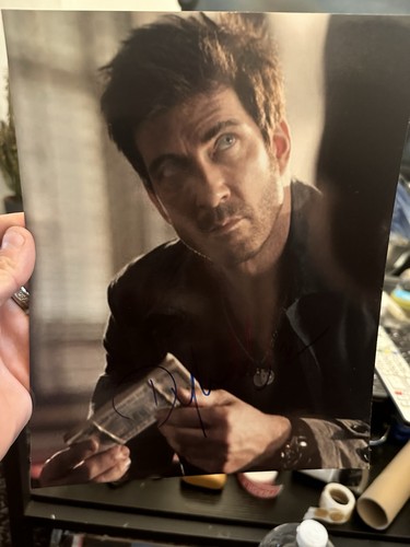 Dylan mcdermott signed 10x8 - mcdermott,