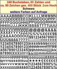 Buchstaben Zahlen Zeichen je 4