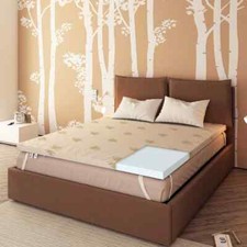 Topper Matratzenschoner Foam Flex Visco Abnehmbar Milbenschutz Aloe Vera