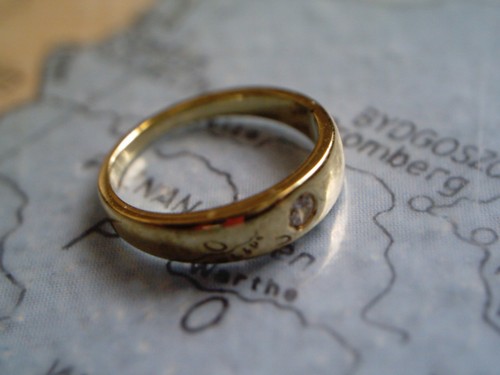 Taufrring gold 333 mit - gold,