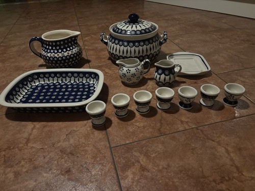 Bunzlauer keramik set - keramik,