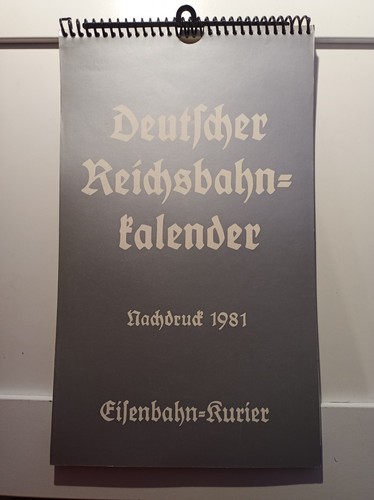 Deutscher reichsbahnkalender - deutscher,