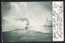 Ansichtskarte New York, NY, Fire Boat in Action 1905 