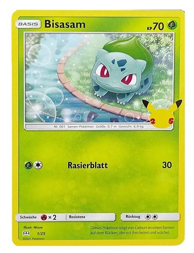 Pokemon karte bisasam - pokemon,
