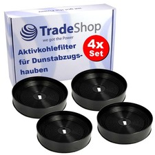 4 Aktivkohlefilter für