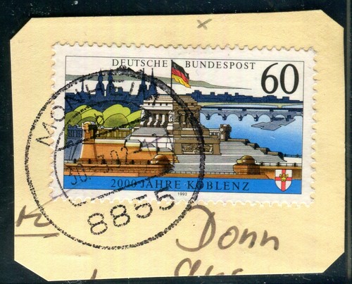 Bund 1992 1583x gestempelt - bund,