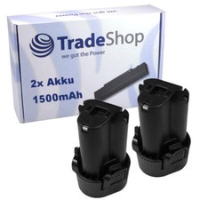 2x Li-Ion Akku 10,8V 1500mAh