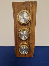 3 schöne alte Barometer auf