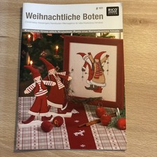 Rico Design Stickheft Bd 101 Weihnachtliche Boten Sticken Handarbeit Kreuzstich 