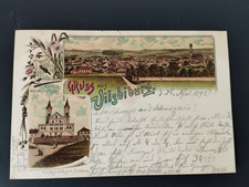 alte Ansichtskarte Gruss aus Vilsbiburg,Landshut von 1898 Litho