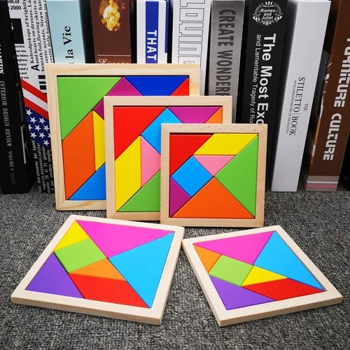 Holz tangram puzzle lernspiel - holz,
