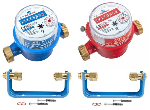 Wasserzähler 3 4 - 1/2", ,