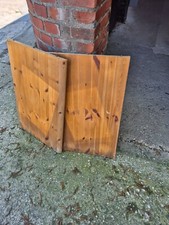 1 / 2 Tischplatte eckig Schreibtischplatte Holzplatte Massivholz Kiefer 80 x 51