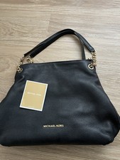Michael Kors Damen Tasche original leder schwarz