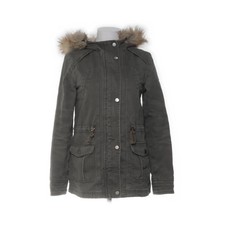 Pimkie, Parka, Damen, Größe: 32, Grün/Beige, Baumwolle/Polyester, Plüsch #BCh