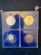 Konvolut 4 DDR Gedenkmünzen