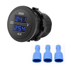 DC 12V-24V Auto Dual Voltmeter