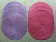 4 X PLATZSET TISCHSET RUND