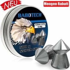 Diabolo 4,5mm Spitz Kopf für Luftgewehr Luftpistole Dose 500 kugeln Diabolos 