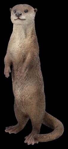 Gartenfigur otter stehender - gartenfigur,