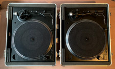 2x Audio-Technica AT-LP120XBT-USB Bluetooth + Flightcases Top Zustand