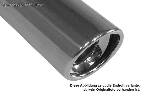 Fox edelstahl auspuffendrohr - fox,