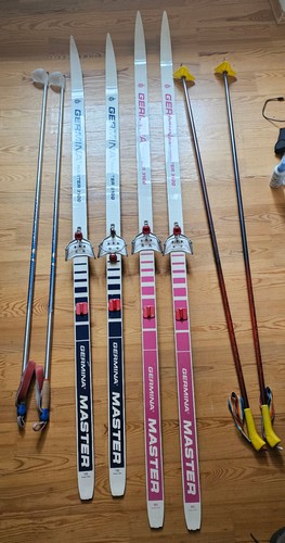 Skier langlauf ski germina - 2x,