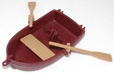 RUDERBOOT BEIBOOT ROTBRAUN Neu