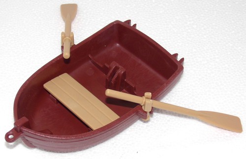 Ruderboot beiboot rotbraun neu - ruderboot,