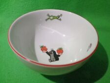 Müslischale 15 x 8  cm Krtek  Maulwurf beim Erdbeeren essen  von Thun mehr da